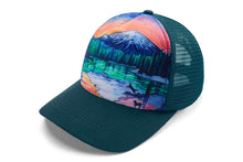 Load image into Gallery viewer, Artist Series Trucker Hat - Sparks Lake by Christina McKeown
